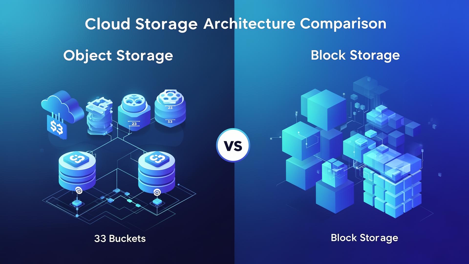 Object Storage vs Block Storage: Choosing the Right Storage Architecture